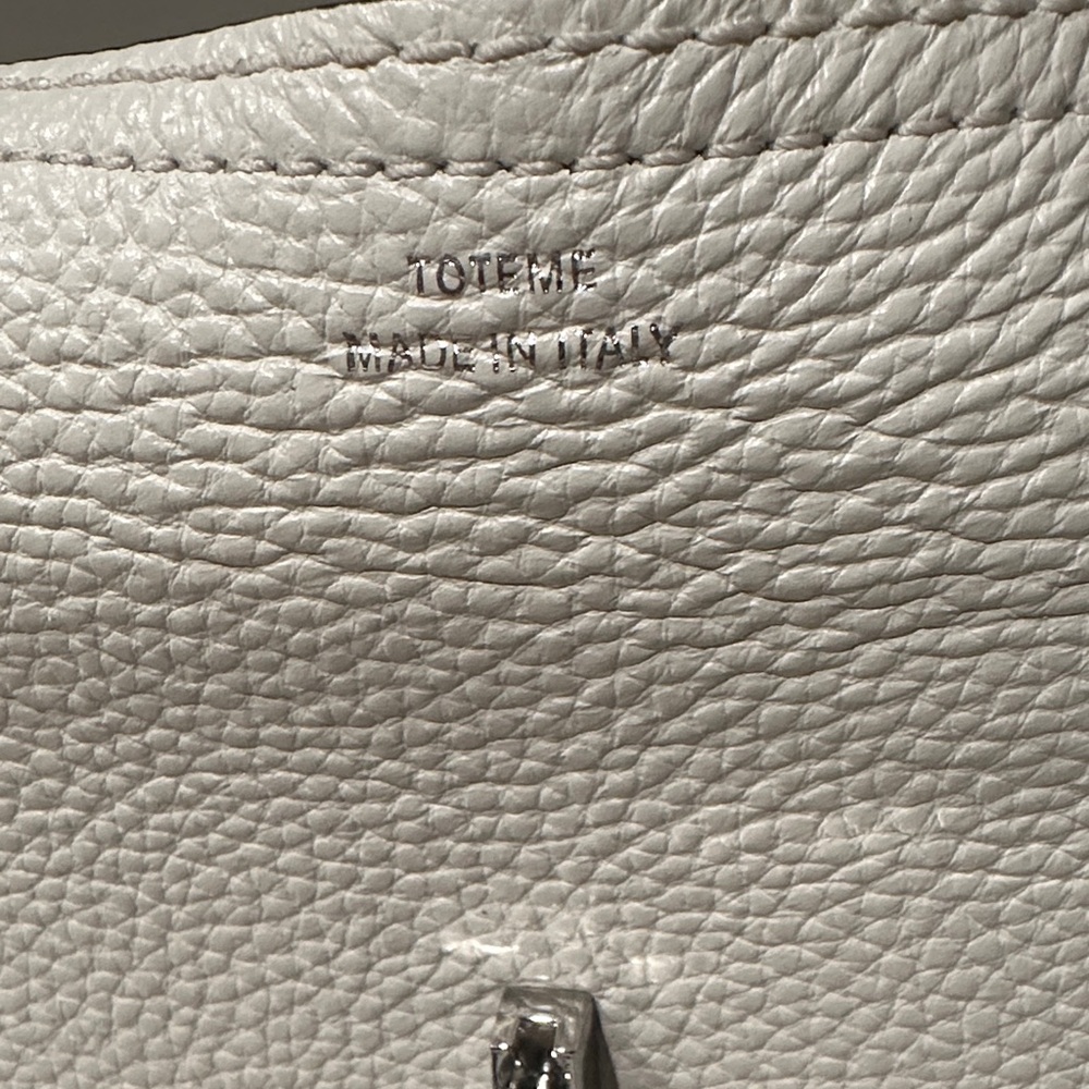 Toteme white T lock clutch - Picture 3 of 10